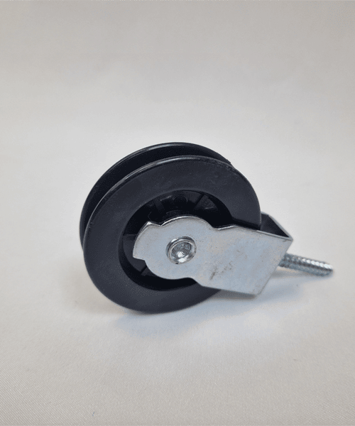 Poulie à vis simple Réa 60 mm