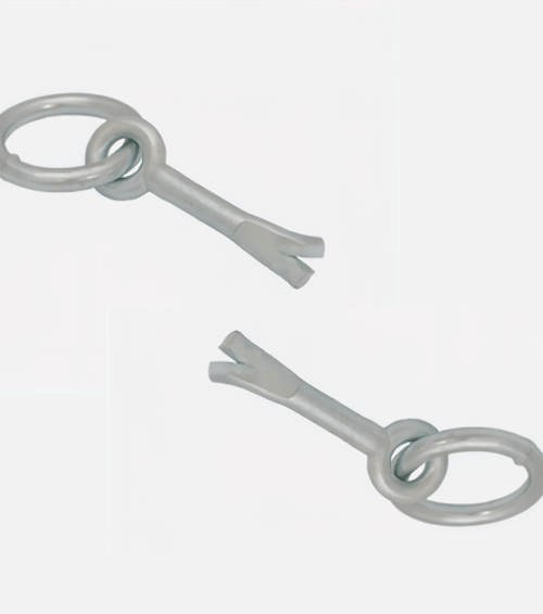 Anneau d'écurie à sceller - acier zingué