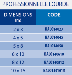 Bâches de protection 3 tableaux des références