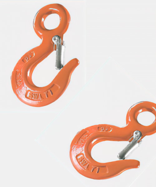 Crochet en acier carbone avec linguet