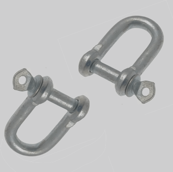 Manille droite - Acier zingué