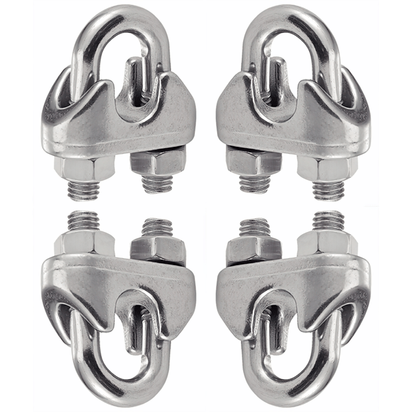 Serre-câble à étrier inox 1 Serre-câble à étrier inox