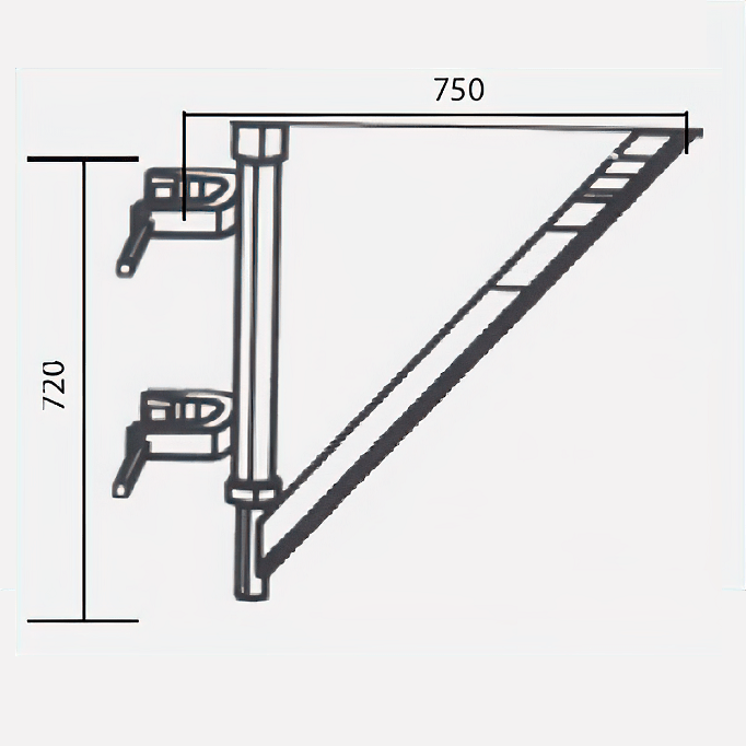 Potence - échaufaudage 2 Potence - échaufaudage – Image 2