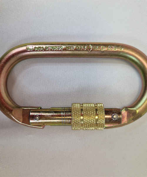 Mousqueton sécurité à vis